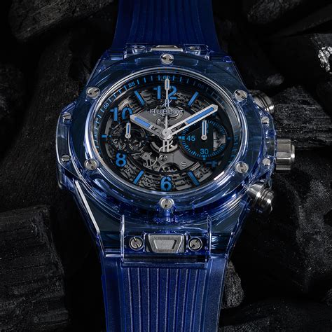 big bang unico sapphire hublot|hublot transparent watch.